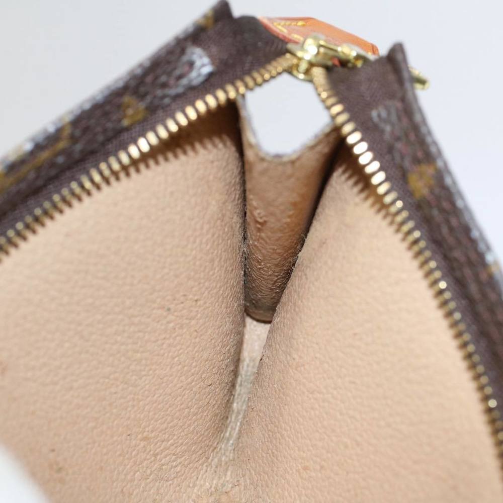 LOUIS VUITTON Monogram Bucket PM Accessory Pouch LV Auth 57646 - Picture 11 of 16